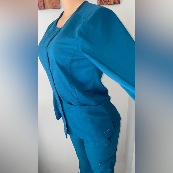 SET HEALING HANDS SET SCRUBS TOP L/S size XS PANT SP EXCELLENT CONDITIONS BOTH - Picture 2 of 13